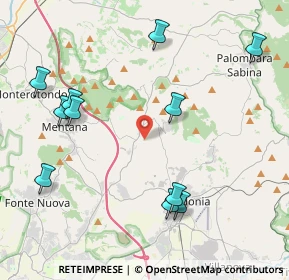 Mappa 00010 Sant'Angelo Romano RM, Italia (5.04545)