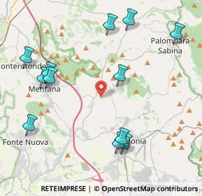 Mappa 00010 Sant'Angelo Romano RM, Italia (5.12083)