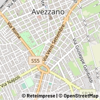 Карта Avezzano