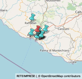 Mappa Via Vittorio de Sica, 92100 Villaggio Mosè AG, Italia (4.85636)