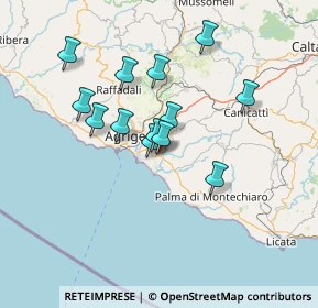 Mappa Via Vittorio de Sica, 92100 Villaggio Mosè AG, Italia (13.10385)