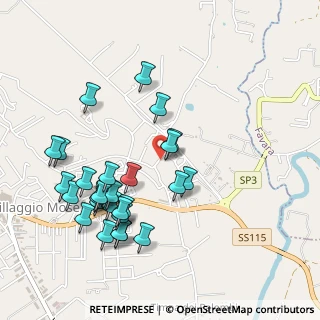Mappa Via Vittorio de Sica, 92100 Villaggio Mosè AG, Italia (0.58276)
