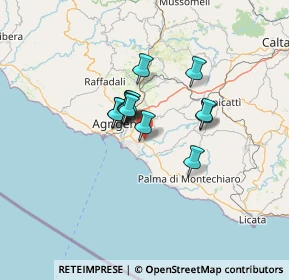 Mappa Via Chimento, 92100 Agrigento AG, Italia (9.37846)