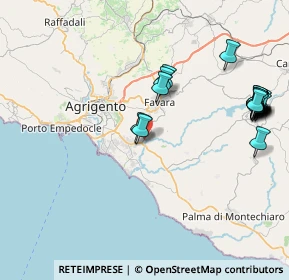 Mappa Via Chimento, 92100 Agrigento AG, Italia (10.888)