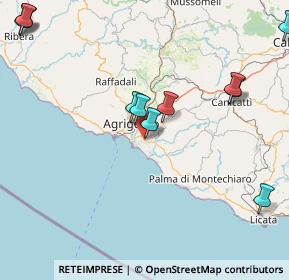 Mappa Via dei Fiumi, 92100 Villaggio Mosè AG, Italia (22.96273)