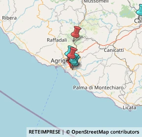 Mappa Via dei Fiumi, 92100 Villaggio Mosè AG, Italia (47.2825)