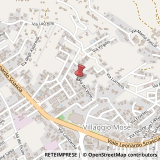 Mappa Via dei Venti, 35, 92100 Agrigento, Agrigento (Sicilia)