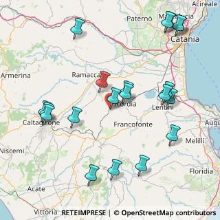 Mappa Via Girolamo Li Causi, 95043 Militello In Val di Catania CT, Italia (21.5425)