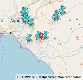 Mappa Via Pietro Germi, 92100 Agrigento AG, Italia (4.69429)