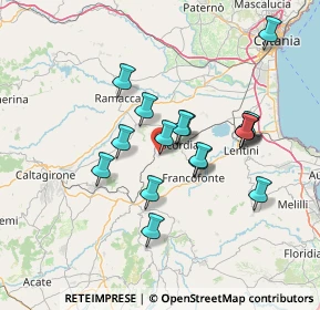 Mappa Via Alcide De Gasperi, 95043 Militello In Val di Catania CT, Italia (13.92118)