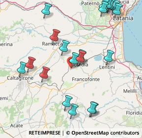 Mappa Via Alcide De Gasperi, 95043 Militello In Val di Catania CT, Italia (21.489)