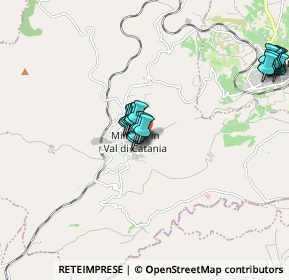 Mappa Via Alcide De Gasperi, 95043 Militello In Val di Catania CT, Italia (1.9455)