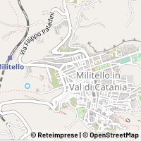 地図 Militello in Val di Catania