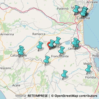 Mappa Via S. Filippo, 95043 Militello In Val di Catania CT, Italia (22.692)