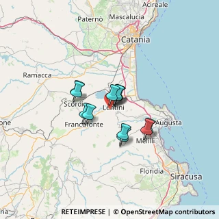 Mappa Via Enna, 96016 Lentini SR, Italia (9.55)