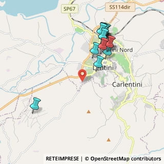 Mappa Via Enna, 96016 Lentini SR, Italia (2.405)