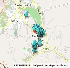 Mappa Via Mercato, 96013 Carlentini SR, Italia (0.6105)