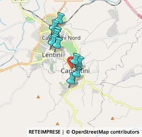 Mappa Via Mercato, 96013 Carlentini SR, Italia (1.52083)