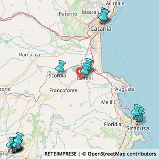 Mappa SS  194 Km 18, 96016 Lentini SR, Italia (34.7625)