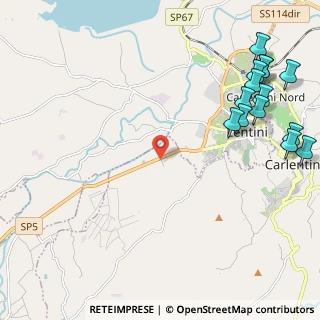 Mappa SS  194 Km 18, 96016 Lentini SR, Italia (3.43857)