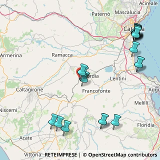 Mappa Via Paolo Abramo, 95043 Militello In Val di Catania CT, Italia (25.586)