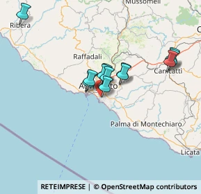 Mappa Contrada Maddalusa, 92100 Agrigento AG, Italia (12.63)