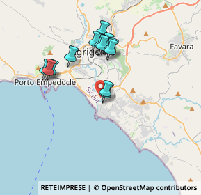 Mappa Contrada Maddalusa, 92100 Agrigento AG, Italia (3.55462)