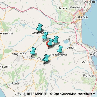 Mappa Via Manzoni, 95043 Militello In Val di Catania CT, Italia (10.18125)
