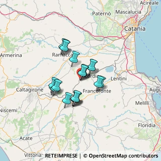 Mappa Via Manzoni, 95043 Militello In Val di Catania CT, Italia (10.607)