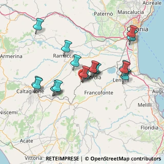 Mappa Via Manzoni, 95043 Militello In Val di Catania CT, Italia (15.38056)