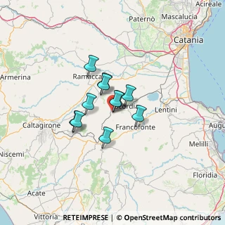 Mappa Via Manzoni, 95043 Militello In Val di Catania CT, Italia (8.79909)