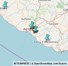 Mappa Via Lucrezio, 92100 Villaggio Mosè AG, Italia (25.87615)