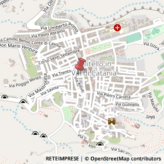 Mappa Vico Pappalardo, 6, 95043 Militello in Val di Catania, Catania (Sicilia)