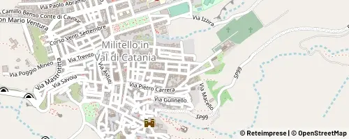 Mappa Militello in Val di Catania