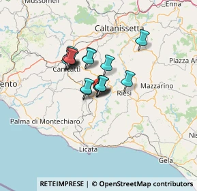 Mappa Contrada San Vito, 92029 Ravanusa AG, Italia (9.43353)