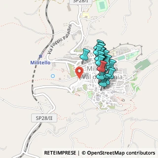 Mappa Via Monte Grappa, 95043 Militello In Val di Catania CT, Italia (0.382)