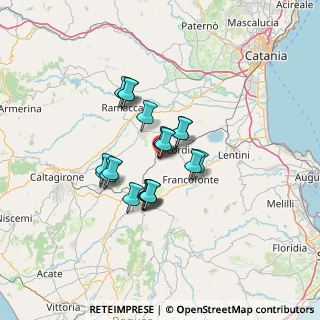 Mappa Via Principe Branciforte, 95043 Militello In Val di Catania CT, Italia (10.68)