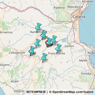 Mappa Via Principe Branciforte, 95043 Militello In Val di Catania CT, Italia (8.90909)