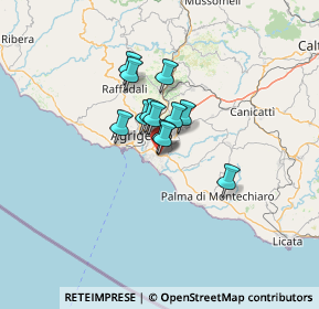 Mappa Via dei Venti, 92100 Agrigento AG, Italia (8.35417)