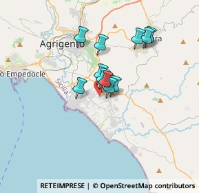 Mappa Via Salso, 92100 Villaggio Mosè AG, Italia (2.77182)