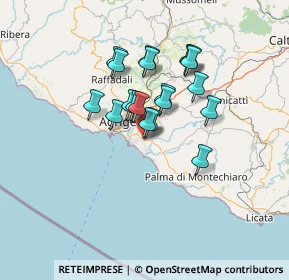 Mappa Via degli Eucalipti, 92100 Agrigento AG, Italia (11.41211)