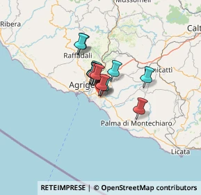 Mappa Via degli Eucalipti, 92100 Agrigento AG, Italia (7.96462)