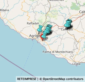 Mappa Via degli Eucalipti, 92100 Agrigento AG, Italia (12.85278)