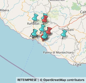 Mappa Via degli Eucalipti, 92100 Agrigento AG, Italia (8.85545)