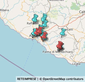 Mappa Via degli Eucalipti, 92100 Agrigento AG, Italia (9.9705)
