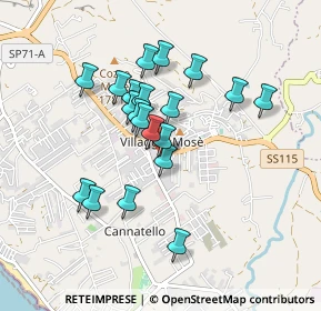 Mappa Via degli Eucalipti, 92100 Agrigento AG, Italia (0.848)