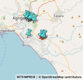 Mappa Via degli Eucalipti, 92100 Agrigento AG, Italia (3.56417)