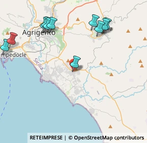 Mappa Via degli Eucalipti, 92100 Agrigento AG, Italia (5.55091)