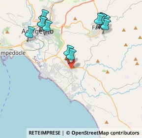 Mappa Via degli Eucalipti, 92100 Agrigento AG, Italia (5.16667)
