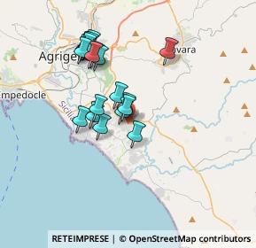 Mappa Via degli Eucalipti, 92100 Agrigento AG, Italia (3.5555)